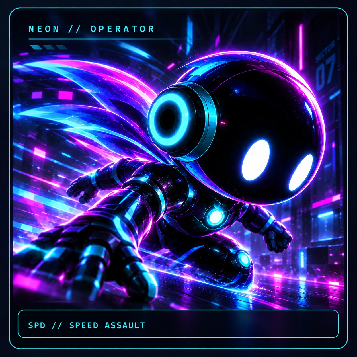 Neon Specter Operator Artwork